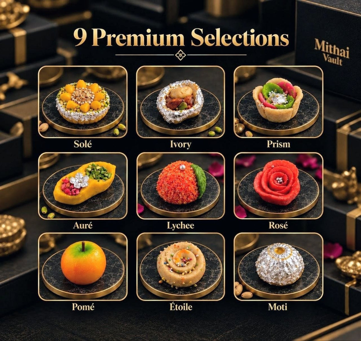 Mithai Vault Signature Collection — 9 Premium Selections
