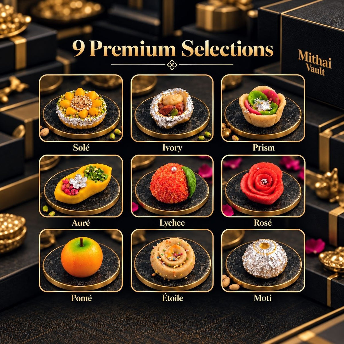 Mithai Vault Signature Collection — 9 Premium Selections